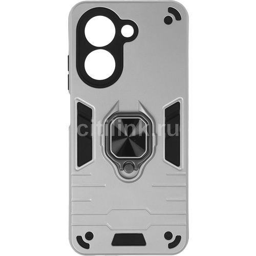 Чехол (клип-кейс) BORASCO Anti-Shock case, для Xiaomi Redmi A5/Poco C71, противоударный, серебристый [75124]