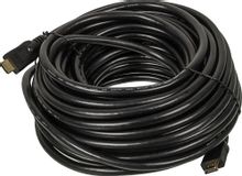 Изображение товара Кабель HDMI 20м версия 1.4 черный для высокой передачи сигнала