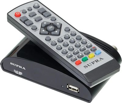 Ресивер DVB-T2 Supra SDT-83, черный – купить в Ситилинк | 333232