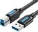 Изображение товара Кабель USB3.0 VENTION COOBF,  USB 3.0 A(m) -  USB 3.0 B (m),  круглое,  1м