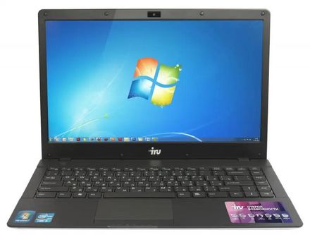 Ноутбук iRU Ultraslim 777 14", Intel Core i5 3317U 1.7ГГц, 2-ядерный, 4ГБ DDR3, 500ГБ, Intel HD Graphics 4000, Windows 7 Home Premium, серый