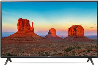 49" Телевизор LG 49UK6300PLB, 4K Ultra HD, черный, СМАРТ ТВ, WebOS