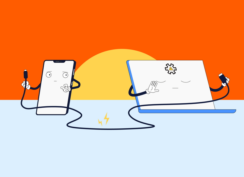 Почему телефон не подключается к ПК и ноутбуку