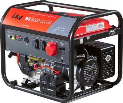 Бензиновый генератор FUBAG BS 6600 DA ES, 380/220 В, 8кВт, с ...