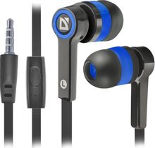 Изображение товара Наушники Defender Pulse 420 внутриканальные проводные черные/синие