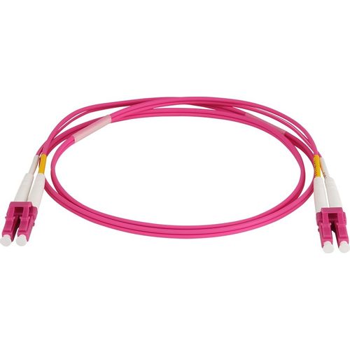 Патч-корд LanMaster 2 50/125 OM4 10м LSZH розовый [lan-2lc-2lc/om4/sl-10]