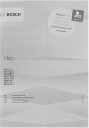 Электрическая варочная поверхность Bosch PKN651FP2E, стеклокерамика, черный