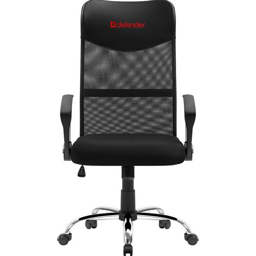 Кресло Defender ATX, экокожа/сетка, до 120кг, черный