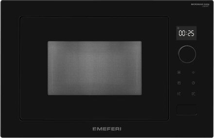 Встраиваемая микроволновая печь MEFERI MMO6025BK Comfort, 25л, 900Вт, черный