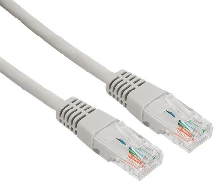 Патч-корд REXANT вилка RJ-45,  вилка RJ-45,  кат.5E,  LSZH,  5м,  серый [18-8007]