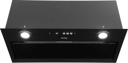 Встраиваемая вытяжка DOMFY DM6036BB BG, управление кнопочное, черный