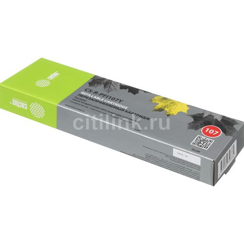 Картридж Cactus CS-R-PFI107Y, желтый / CS-R-PFI107Y