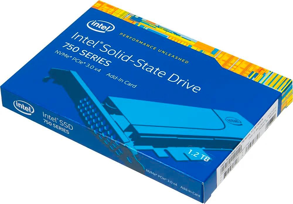 Intel 750 series 1.2 tb top