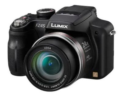 Цифровой компактный фотоаппарат Panasonic Lumix DMC-FZ45, черный