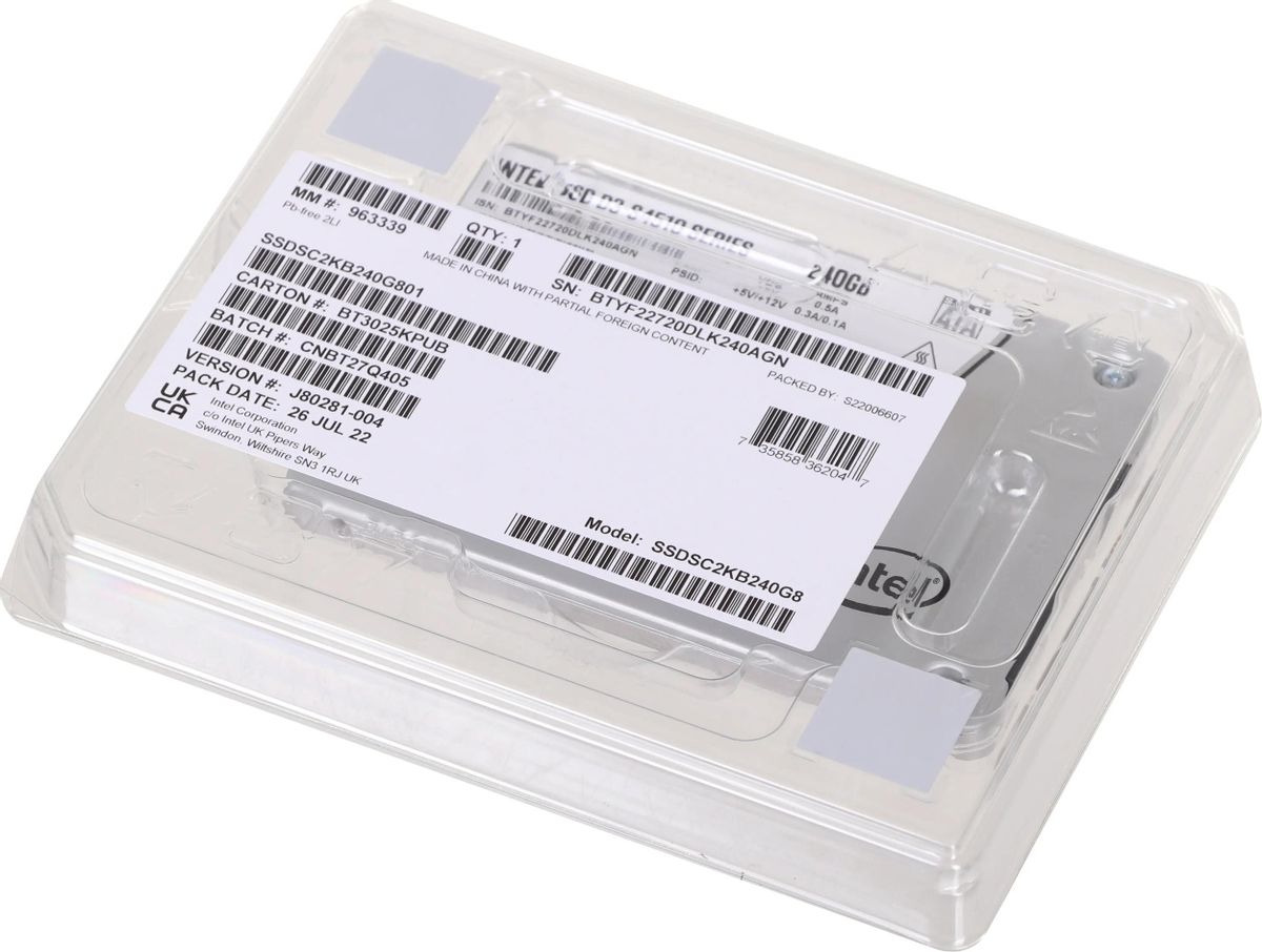 SSD Intel DC D3 S4510 SSDSC2KB240G801 240 2.5