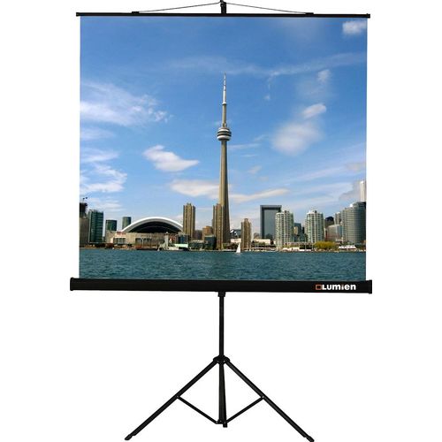 Экран Lumien Eco View LEV-100106, 153х153 см, 1:1, напольный