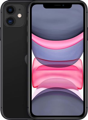 Смартфон Apple iPhone 11 64Gb,  A2221,  черный