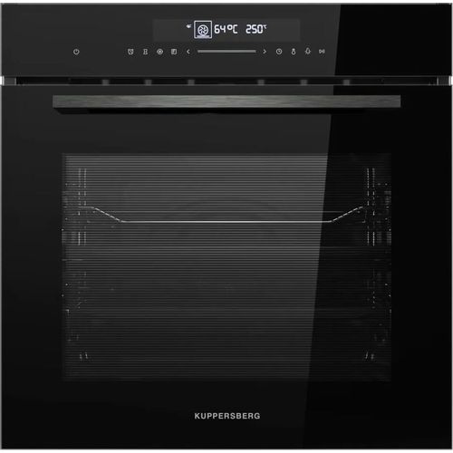 Духовой шкаф электрический KUPPERSBERG HT 613, 72л, дверца с 3 стеклами, черный