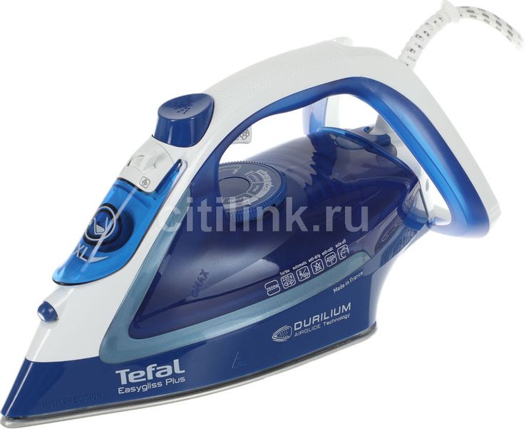 Утюг Tefal FV5735E0,  2500Вт,  синий/белый [1830007453]