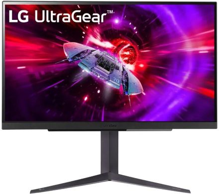 27" Монитор LG UltraGear 27GR83Q-B,  2560x1440,  IPS,  240Гц,  2хHDMI,  1хDP,  черный [27gr83q-b.aruz]