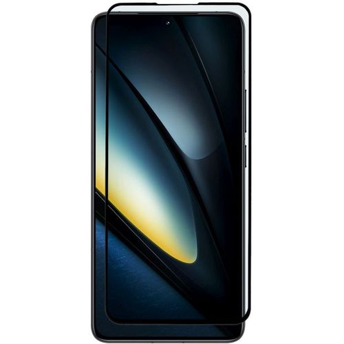 Защитное стекло для экрана ZIBELINO для Xiaomi Poco F6 5G/F6 Pro 5G антиблик, 5D, 1 шт, черный [ztg-5d-xmi-f6-pro-blk]