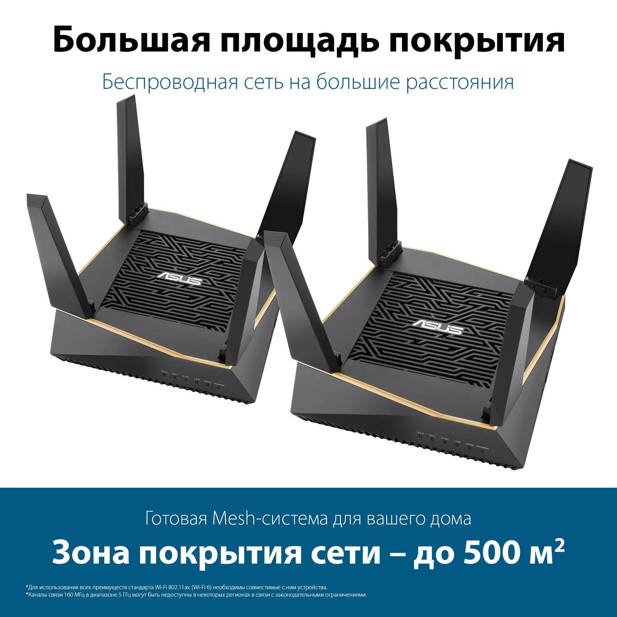 Ответы на вопросы о товаре wi-Fi роутер ASUS RT-AX92U(2-PK), AX6100,  черный, 2 шт. в комплекте (1399315) в интернет-магазине СИТИЛИНК