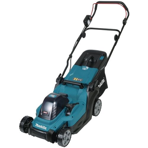 Газонокосилка аккумуляторная Makita LM003GU102, 38см, несамоходная, 4Ач, с 1 АКБ, с ЗУ