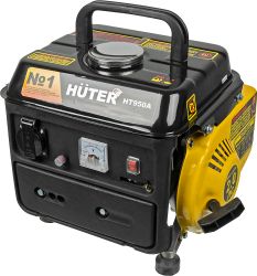 Изображение товара Бензиновый генератор Huter HT950A 0.95 кВт для дома и путешествий Изображение товара Бензиновый генератор Huter HT950A 0.95 кВт для дома и путешествий