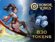 Изображение товара Пополнение игровой валюты HONOR OF KINGS 830 Tokens Россия и весь мир
