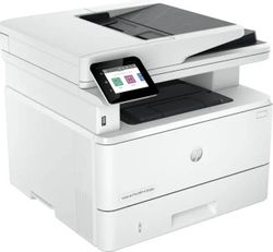 МФУ лазерное HP LaserJet Pro 4103fdn черно-белая печать, A4, белый