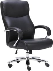 Кресло BRABIX Total HD-006, экокожа, до 180кг, черный