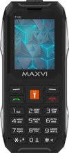 Изображение товара MAXVI T100 черный — компактный телефон с 1.77-дюймовым дисплеем и Bluetooth