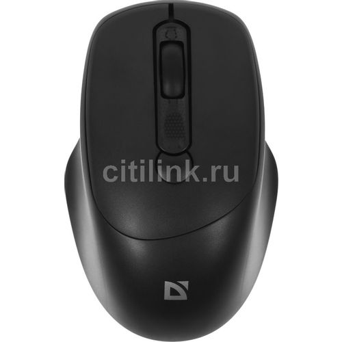 Мышь беспроводная Defender Feam MM-296, радио, оптическая, USB, 1600dpi, черный [52296]