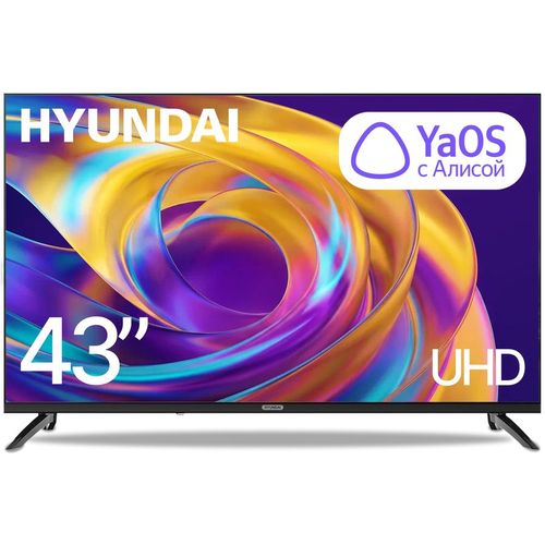 43″ Телевизор Hyundai H-LED43BU7012 4K Ultra HD, СМАРТ ТВ, YaOS, черный — цена и наличие 43″ Телевизор Hyundai H-LED43BU7012 4K Ultra HD, СМАРТ ТВ, YaOS, черный