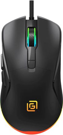 Мышь проводная Oklick 750G, игровая, оптическая, USB, 7200dpi, черный [1796789]