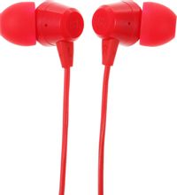Изображение товара Наушники JBL C50HI внутриканальные 3.5 мм красные, динамический режим, совместимость с iPhone