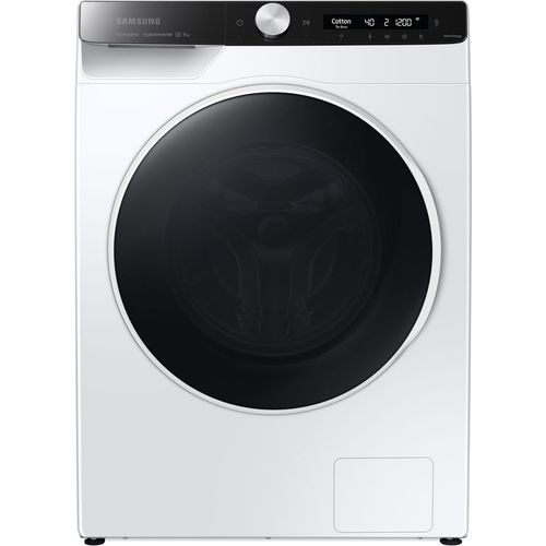 Стиральная машина Samsung WW80AG6L28WELP, с фронтальной загрузкой, 8кг, 1200об/мин, с паром, инверторная, с английской… Стиральная машина Samsung WW80AG6L28WELP, с фронтальной загрузкой, 8кг, 1200об/мин, с паром, инверторная, с английской…
