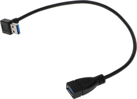 Переходник USB3.0 USB 3.0 A(m) (угловой) - USB 3.0 A(f) (прямой), 0.33м