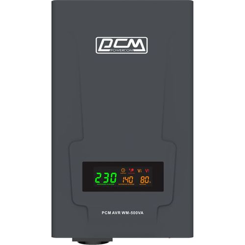 Стабилизатор напряжения POWERCOM WM-500VA графитовый