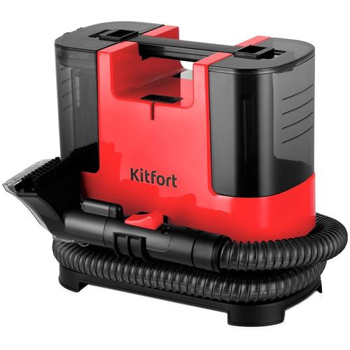 Моющий пылесос KitFort КТ-5162, 400Вт, малиновый/черный [кт-5162-1]