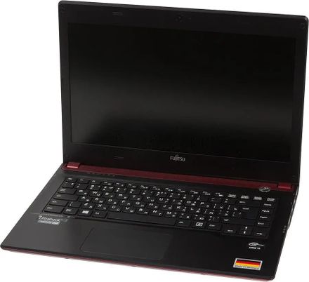 Ультрабук Fujitsu LifeBook UH572 13.3", Intel Core i5 3317U 1.7ГГц, 2-ядерный, 4ГБ DDR3, 500ГБ,  32ГБ SSD,  Intel HD Graphics  4000, Windows 8, красный [vfy:uh572mf292ru]