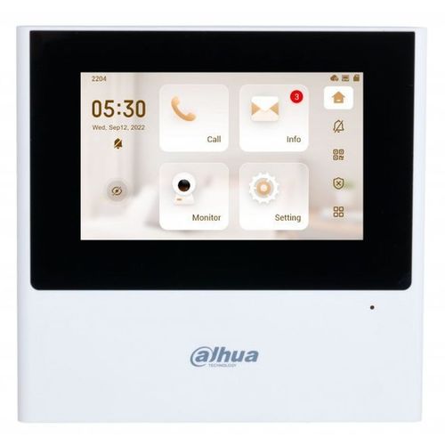 Видеодомофон Dahua DHI-VTH2611L-WP, черный