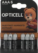 Изображение товара Батарейки AAA OPTICELL Basic LR03 комплект 6 штук надежное питание