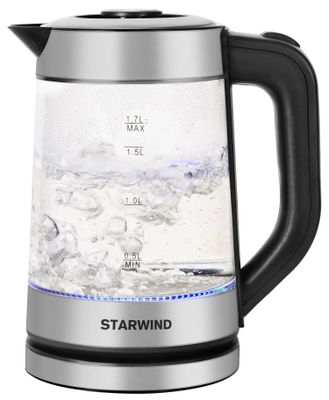 Отзывы на Чайник электрический StarWind SKG3081, 1700Вт, черный и ...
