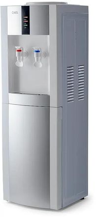 Кулер AEL LK-47, напольный, внутренний трубчатый, push - кран, белый/серебристый
