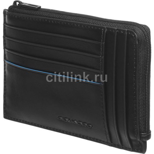 Портмоне Piquadro Blue Square Revamp, кожа натуральная, черный [pu1243b2vr/n]