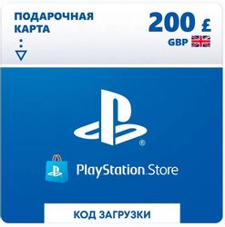 Изображение товара Карта пополнения Playstation Store Sony 200 GBP для Великобритании