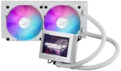 Система водяного охлаждения ASUS Rog Ryujin III 240, LCD, 4-pin, ARGB, белый