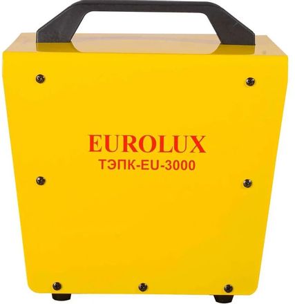 Электрическая тепловая пушка EUROLUX ТЭПК-EU-3000,  2кВт, желтый [67/1/36]
