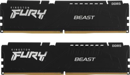 Оперативная память Kingston Fury Beast KF564C32BBEK2-32 DDR5 -  2x 16ГБ 6400МГц, DIMM,  Ret